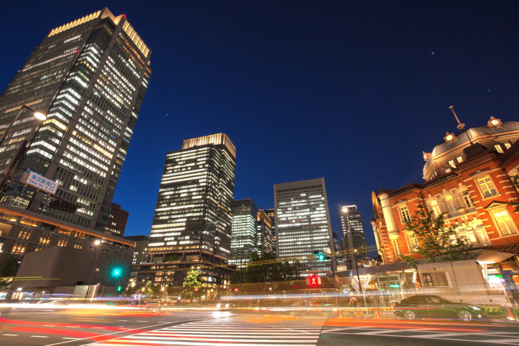 Rent Guarantor Companies in Japan Compared: What to Look For night traffic in marunouchi district