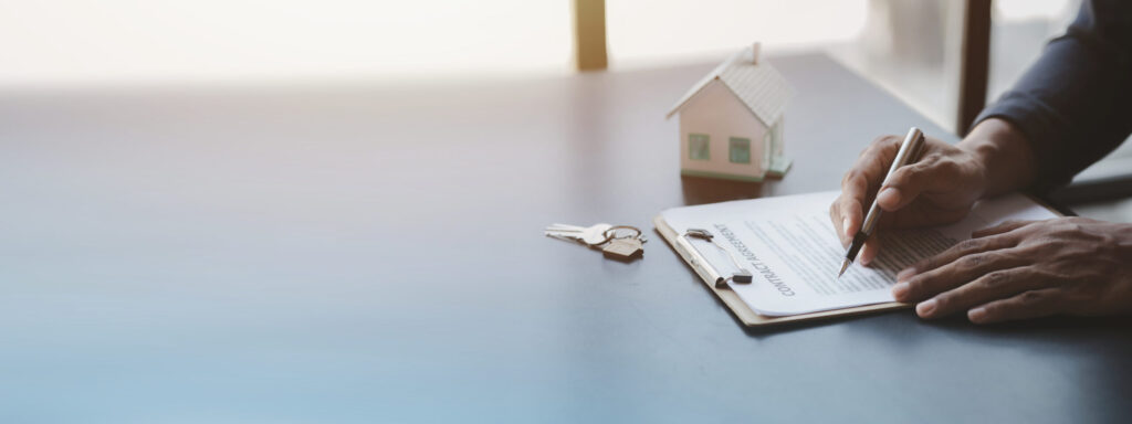 How to Read a Japanese Rental Contract Before You Sign the salesperson of the housing estate in the project is preparin