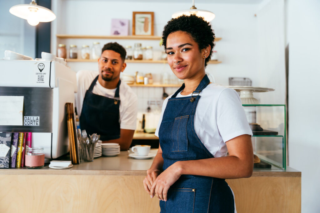 How Many Hours Can International Students Work in Japan? barista and waiter working in a bar cafeteria shop
